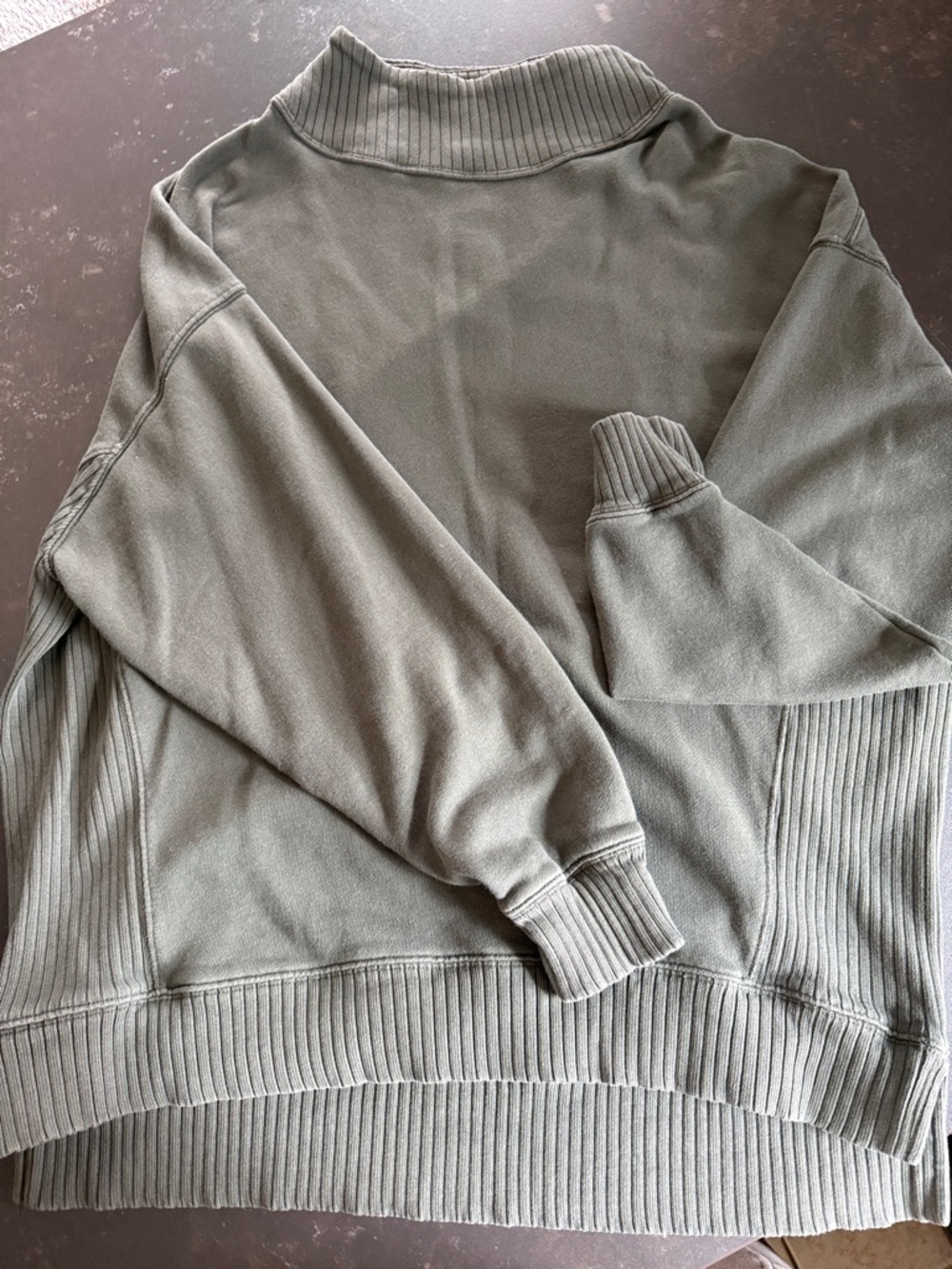 aerie Light Gray Knit Pullover